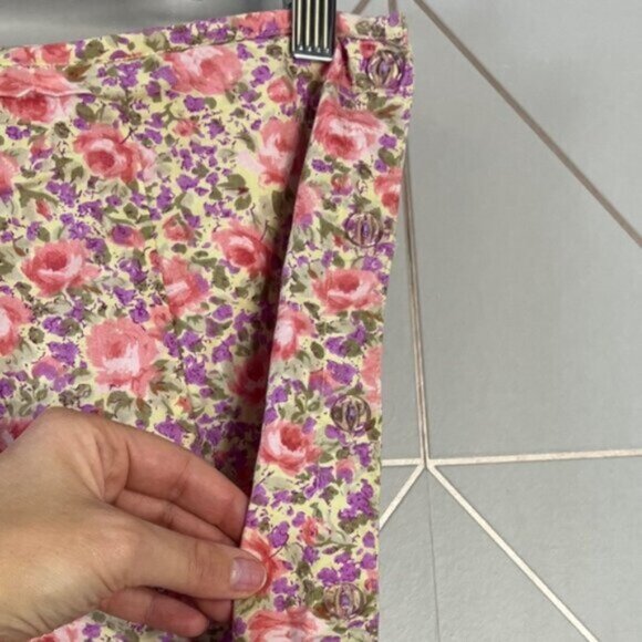 Vintage April Cornell Ditsy Floral Skirt Set - Picture 8 of 9